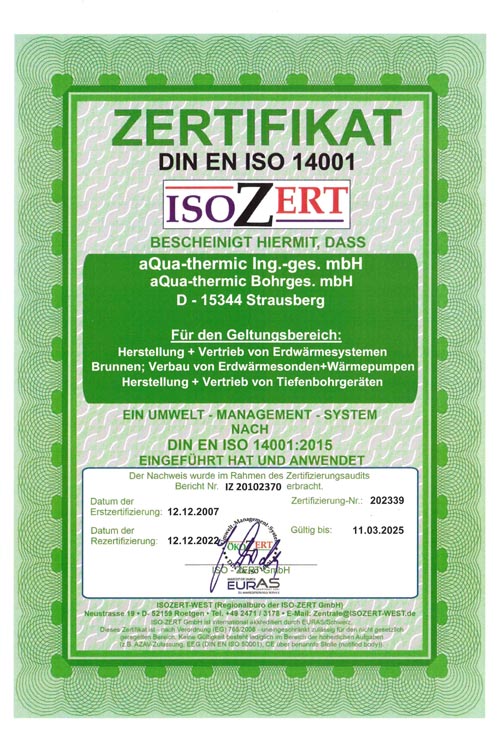 Zertifikat DIN-EN-ISO-14001